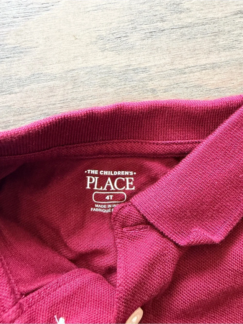 The Children's Place Polo Pair - Burgundy & Bright Red